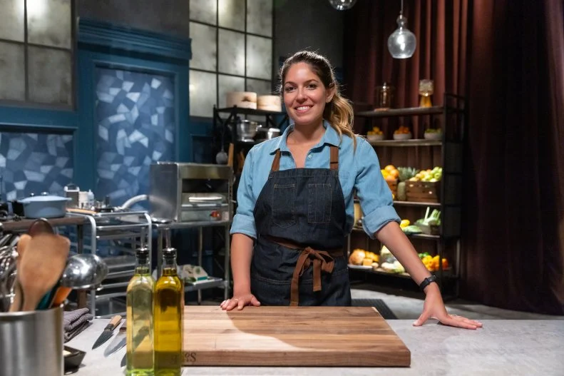 Chef Adriana Urbina, as seen on Bobby's Triple Threat,  Season 1