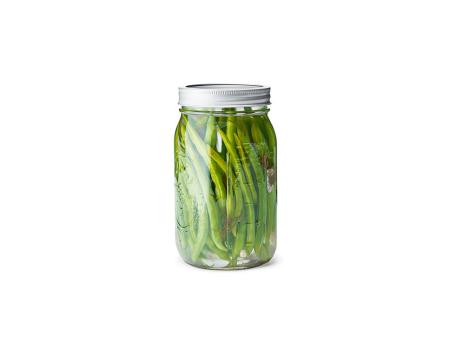 Quick-Pickled Garlic-Dill Green Beans