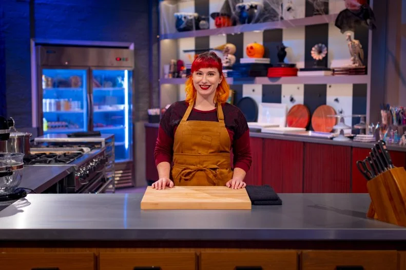 Contestant Kim Fink, as seen on Halloween Cookie Challenge, Season 1.