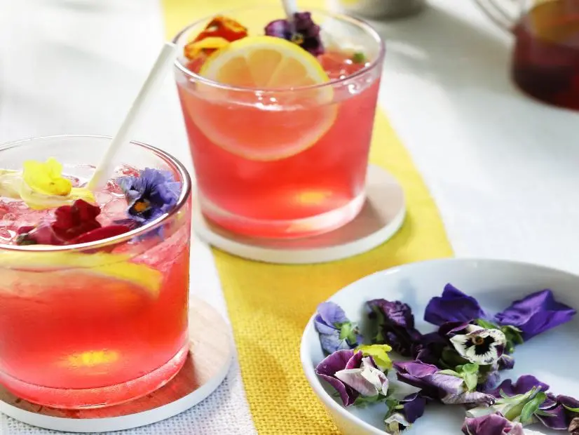 Miss Kardea Brown's Bourbon Hibiscus Tea, as seen on Delicious Miss Brown, Season 7.