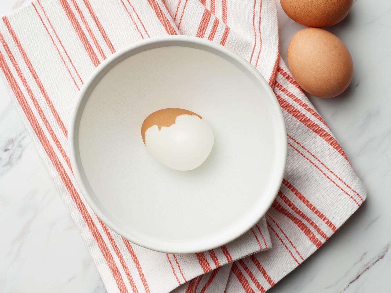 How to Peel Hard Boiled Eggs | Cooking School | Food Network