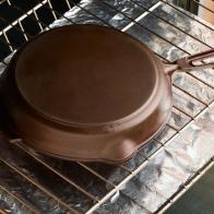 Food Network Kitchen’s How to Season a Cast Iron Skillet, as seen on Food Network.