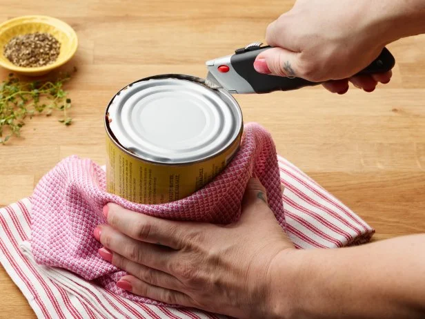 Food Network Kitchen’s How to Use a Can Opener, as seen on Food Network.