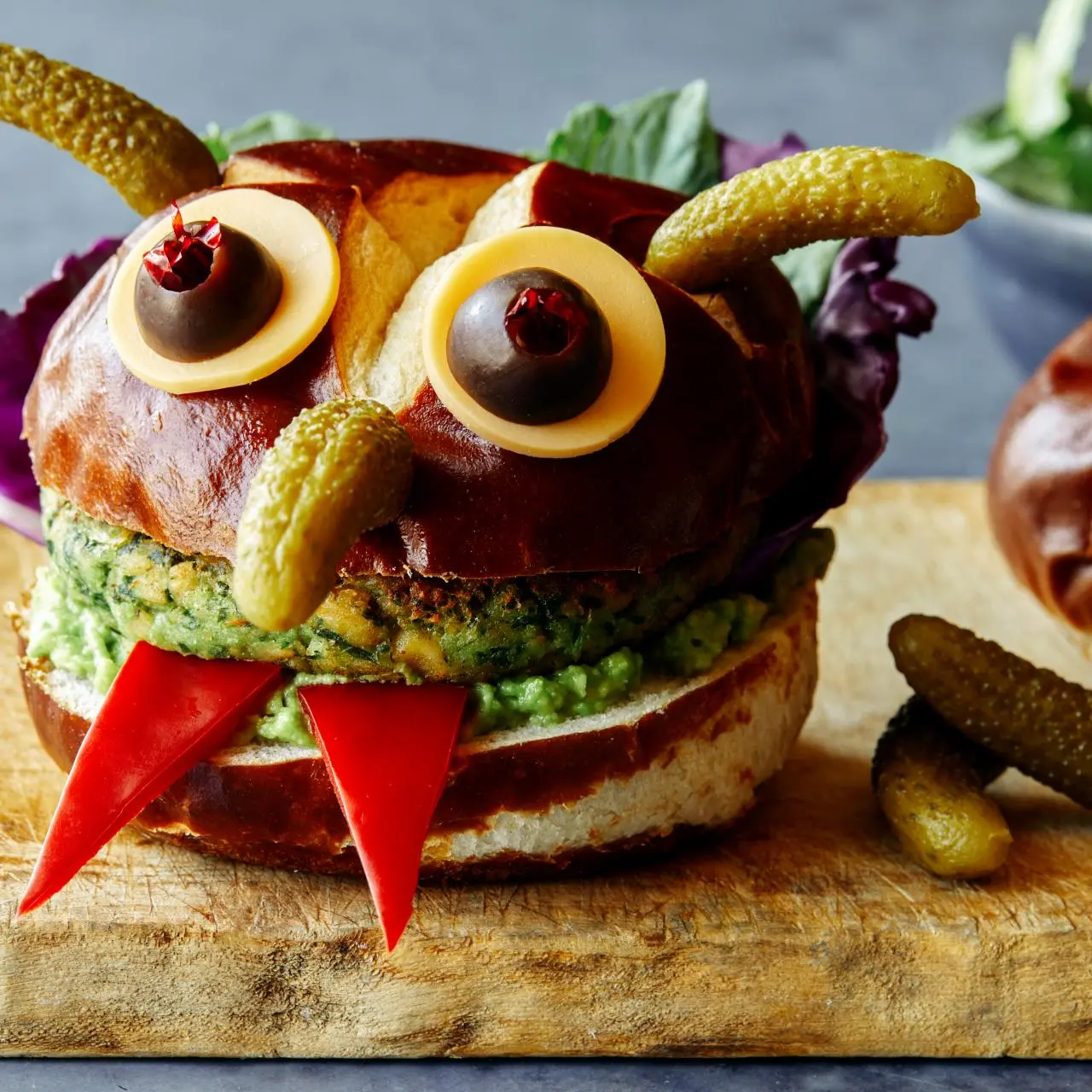Monster Veggie Burgers Recipe | Food Network Kitchen | Food Network