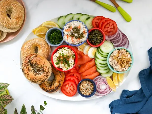 Veggie Tuna Stuffed Bagels (Bagels Stuffed with Tuna and Veggies)
