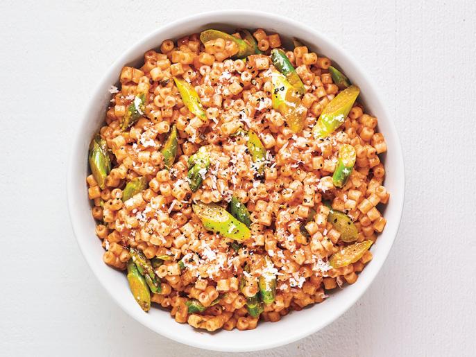 Ditalini with Asparagus and Tomato Recipe Food Network Kitchen Food