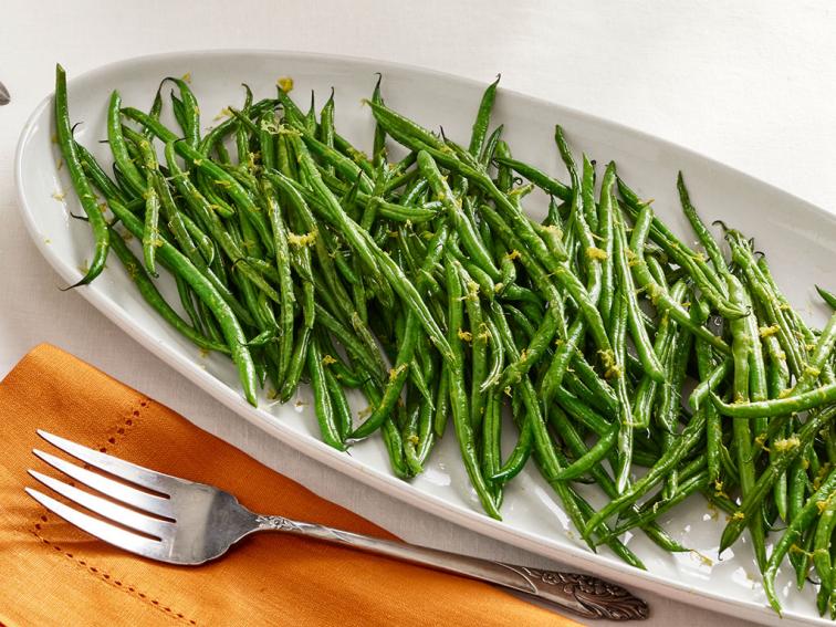 Garlic Roasted Haricots Verts Recipe | Ina Garten | Food Network