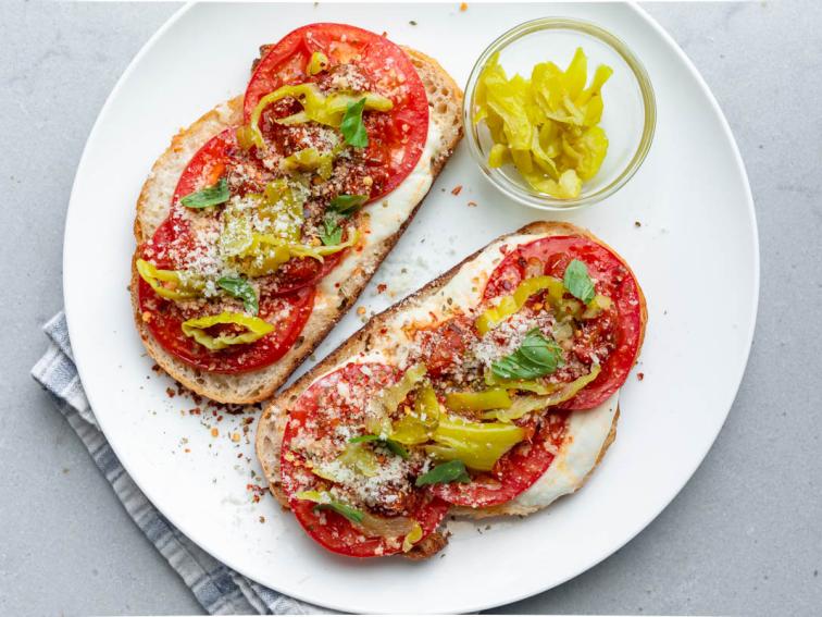 Pizza Toast Recipe Yumna Jawad Food Network