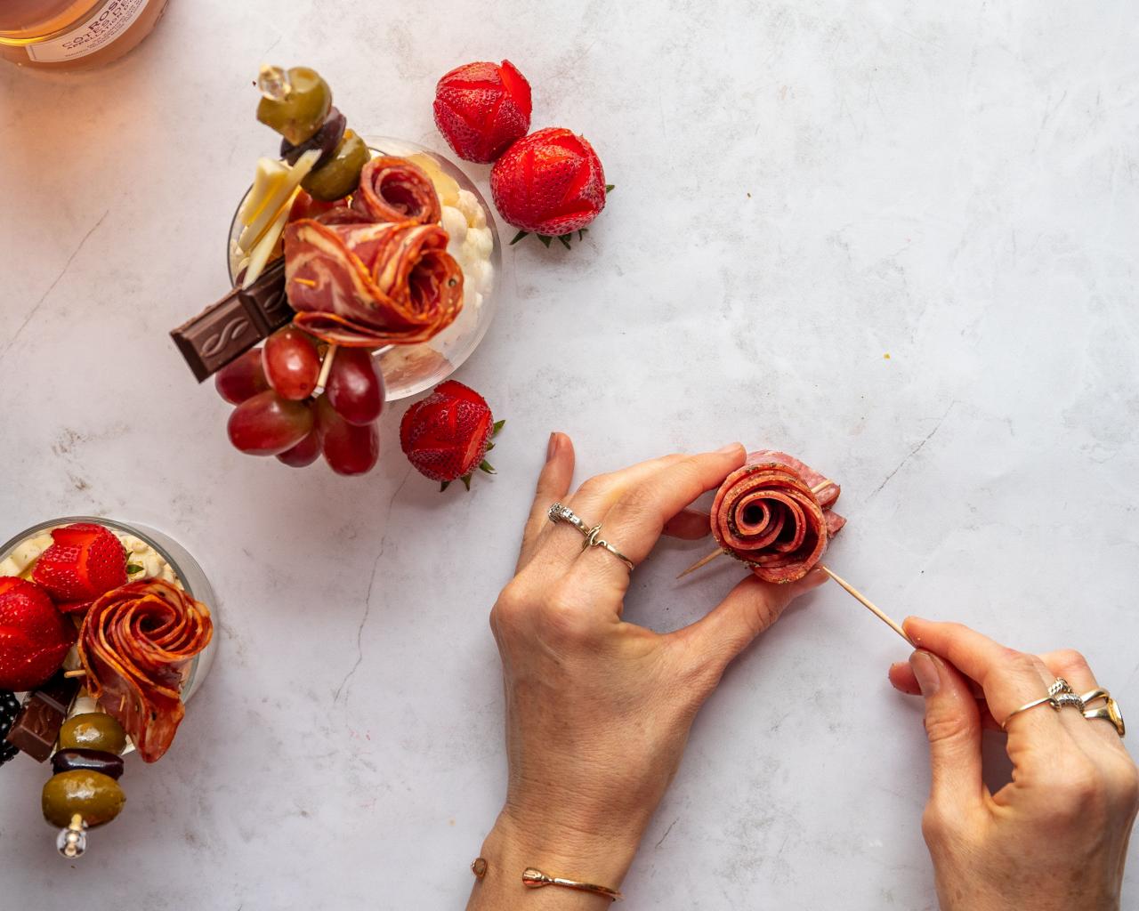 How to Make a Salami Rose Cooking School Food Network