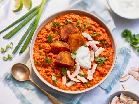 Coconut Daal with Crispy Potatoes