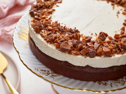 Toffee Brown Cheesecake, as seen on Mary Makes It Easy, Season 1.