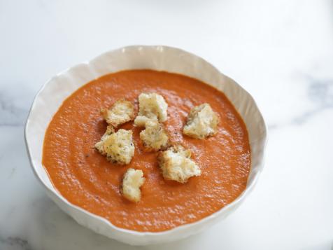 Cream of Tomato and Rosemary Soup