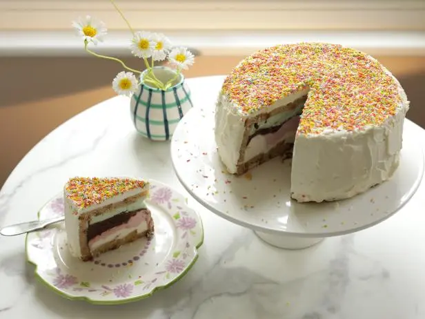 Ice Cream Celebration Cake Recipe | Food Network