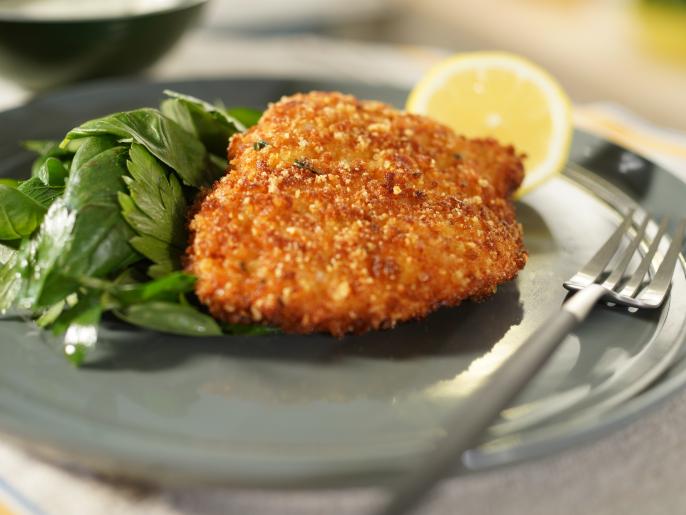 Crispy Pork Rind-Breaded Chicken Recipe | Geoffrey Zakarian | Food Network