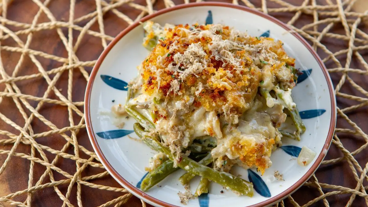 green bean casserole ranch dressing Jalapeno Ranch Green Bean Casserole Recipe