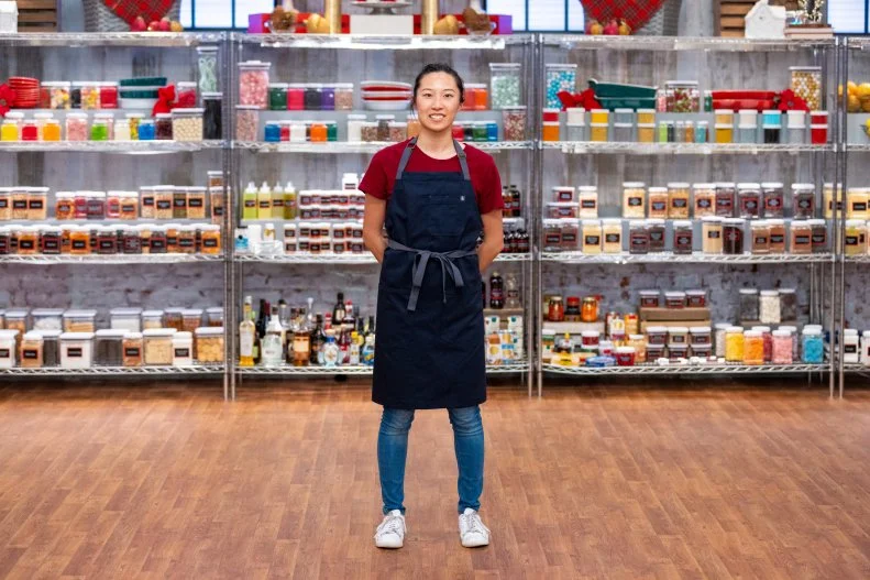 Contestant Jessica Wang, portrait, as seen on Holiday Baking Championship, Season 9.