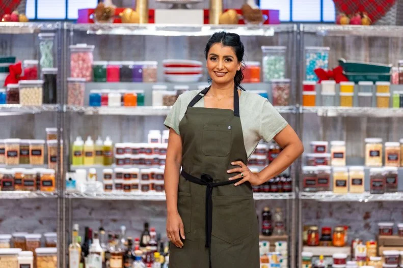 Contestant Sumera Syed, portrait, as seen on Holiday Baking Championship, Season 9.
