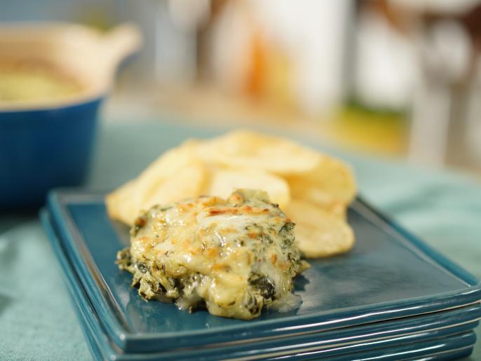 Hot Spinach Artichoke Dip Recipe Geoffrey Zakarian Food Network