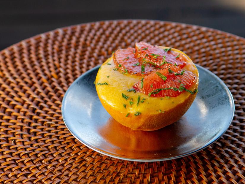 Brooke Williamson’s Grapefruit and Passionfruit on the Half Shell, as seen on Guy’s Ranch Kitchen Season 6.