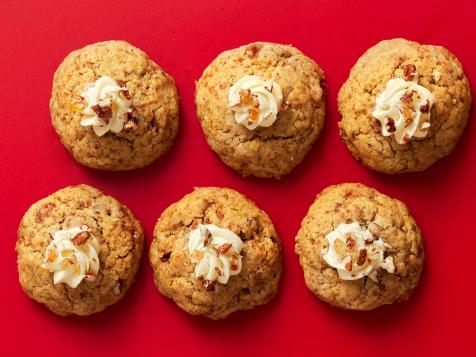Frosted Pecan Praline Cookies