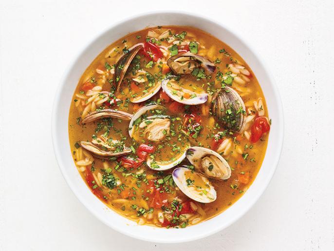 Orzo Soup with Clams Recipe Food Network Kitchen Food Network