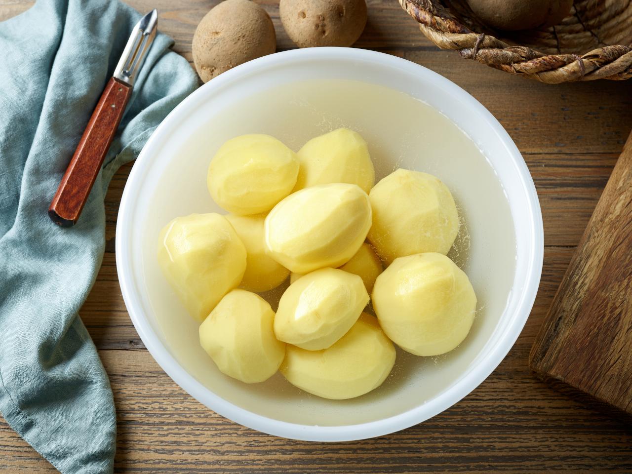 Steam peeling potatoes фото 29