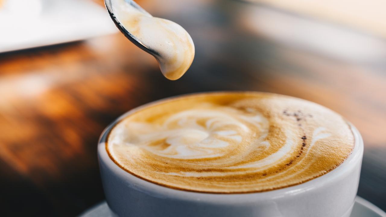 s $17 Handheld Milk Frother Makes Fancy Coffee Drinks