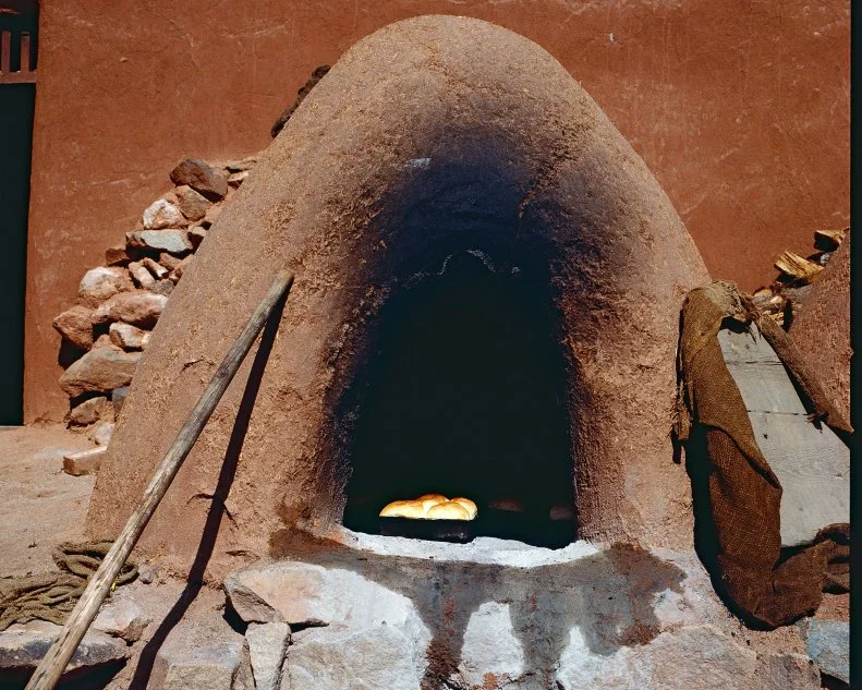 Horno Outdoor Oven for baking bread: a mud adobe built oven still used in New Mexico and Arizona used for bread and meat