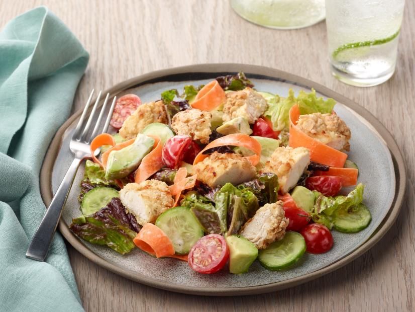 Food Network Kitchen’s Air Fryer Ranch Chicken Salad, as seen on Food Network.