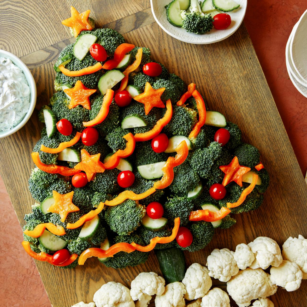 Christmas Veggie Tree, Holiday veggie tree recipe