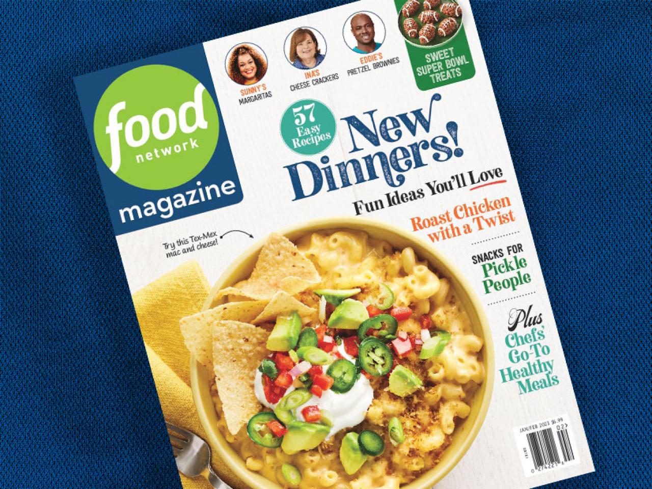 Food Network Magazine January/February 2023 Recipe Index Food Network