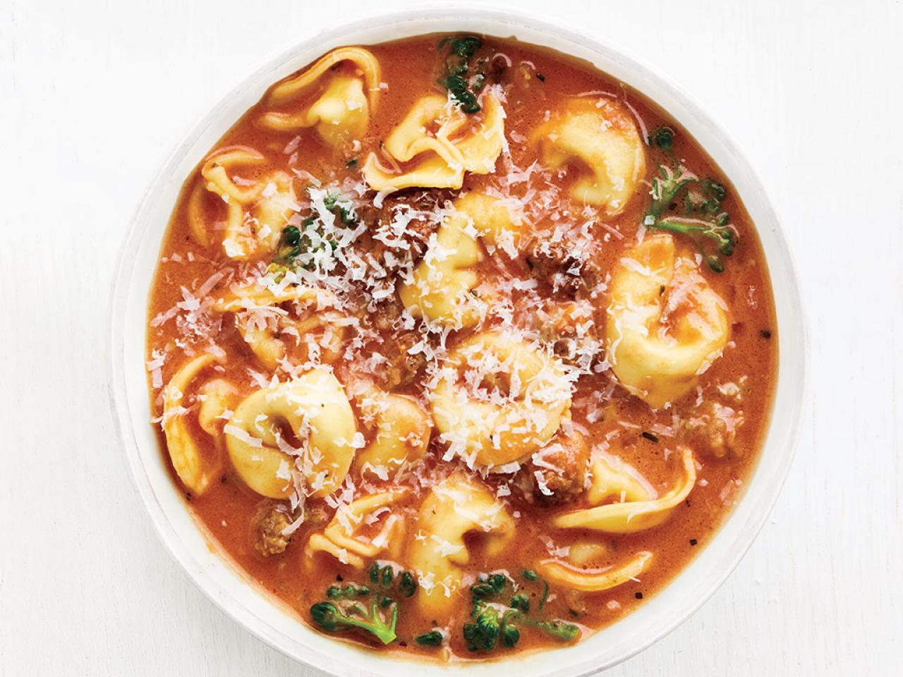 Tortelloni Tomato Soup with Sausage Recipe