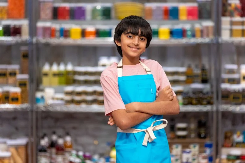 Contestant Sohan, portrait, as seen on Kids Baking Championship, Season 11.