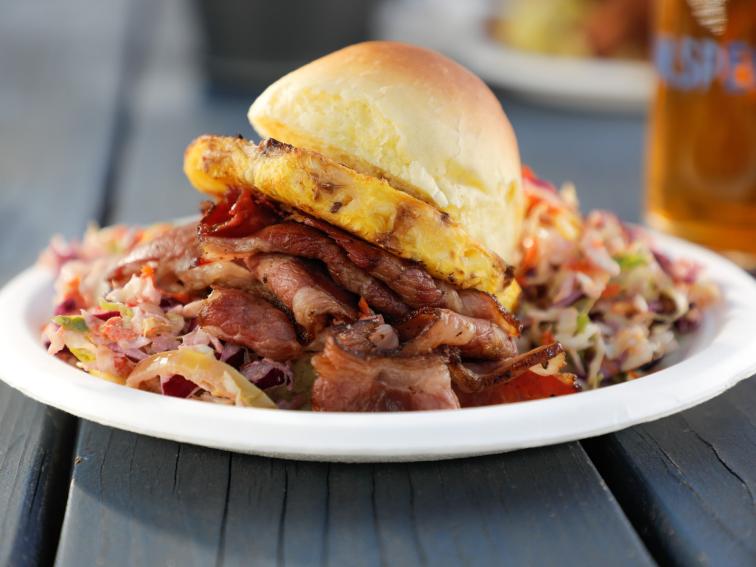BBQ Rig Pineapple Express Sandwich Recipe Food Network