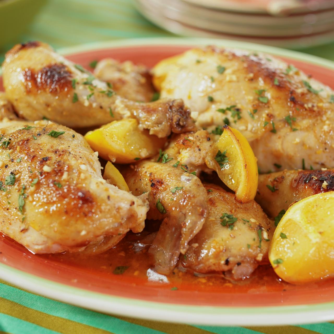 Whole Roasted Lemon Garlic Chicken - Kosher.com