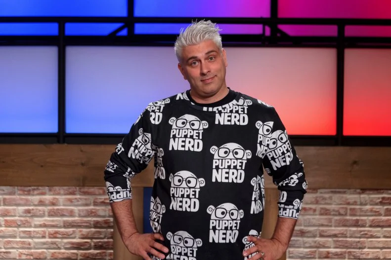 Recruit Adam Kreutinger poses, as seen on Worst Cooks in America, Season 25.
