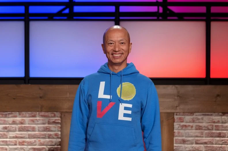 Recruit David Chen poses, as seen on Worst Cooks in America, Season 25.