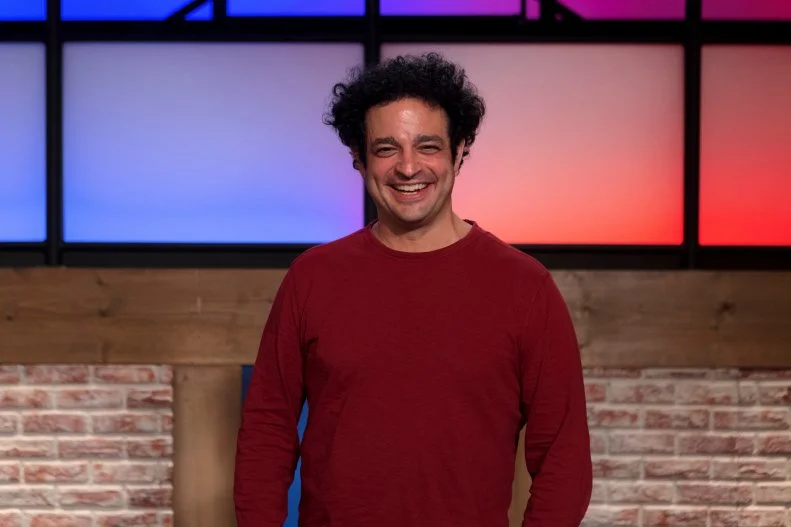 Recruit Rich Aronovitch poses, as seen on Worst Cooks in America, Season 25.