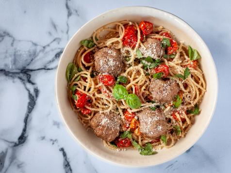 Rustic Turkey Meatball Pasta