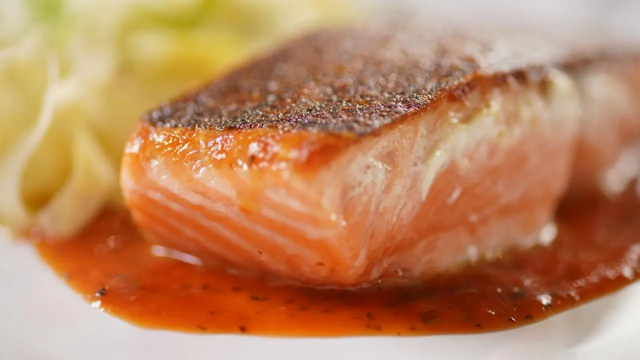 Pan Roasted Salmon with Blood Orange Sauce Recipe | Geoffrey
