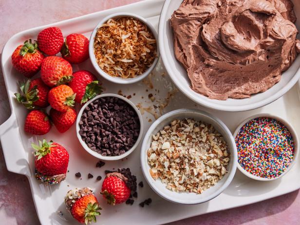 Dip for store strawberries