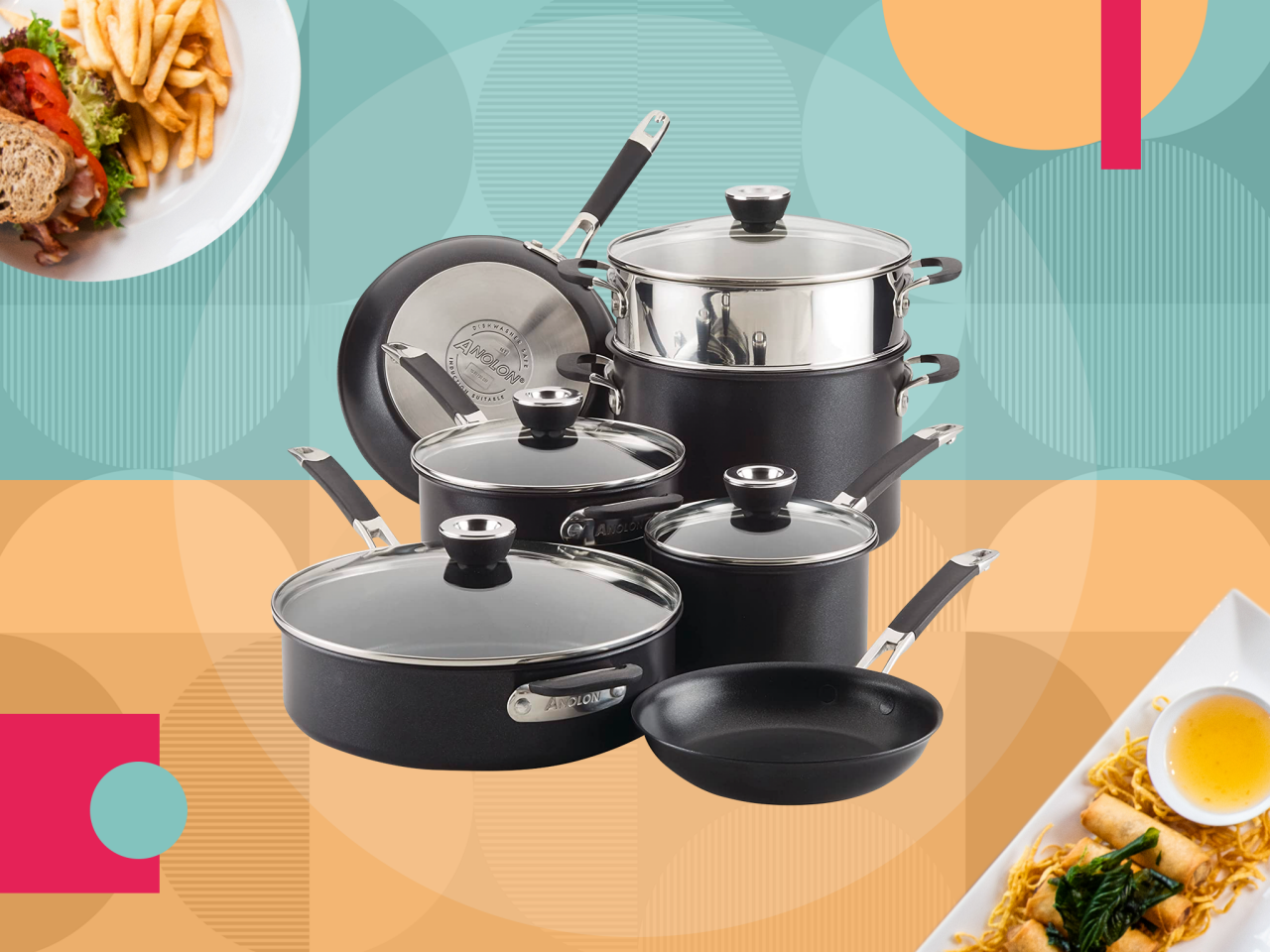 Best Induction Cookware Sale: Anolon 10-Piece Cookware Set Sale March 2021