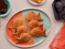 This popular street food is most commonly filled with sweet red bean paste, but can also be filled with chocolate, custard or even savory fillings. Molly loves this chocolate version because it's so good. Bernie will go crazy for them!
