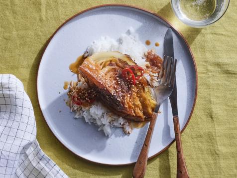 Miso-Glazed Cabbage
