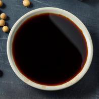 Organic Dark Soy Tamari Sauce in a Bowl