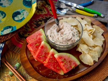 Whipped Spam Dip and Taro Chips Recipe | Food Network
