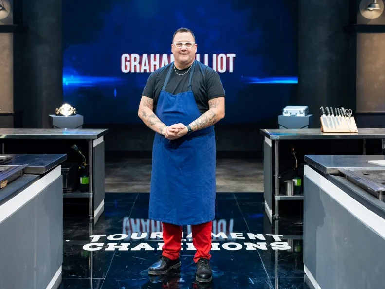 Contestant Graham Elliot, as seen on Tournament of Champions, Season 4.