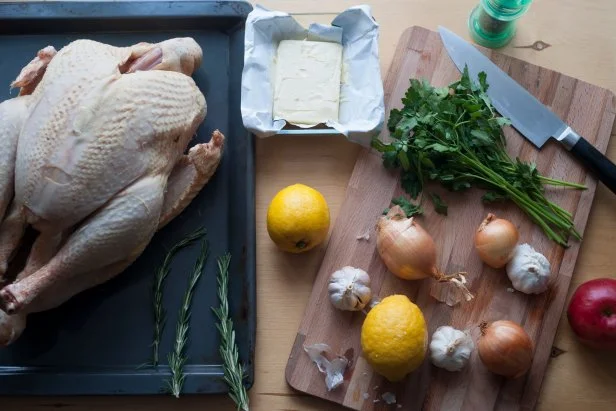Preparing traditional turkey