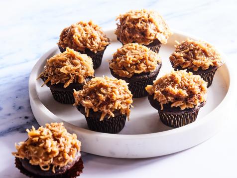 German Chocolate Cupcakes