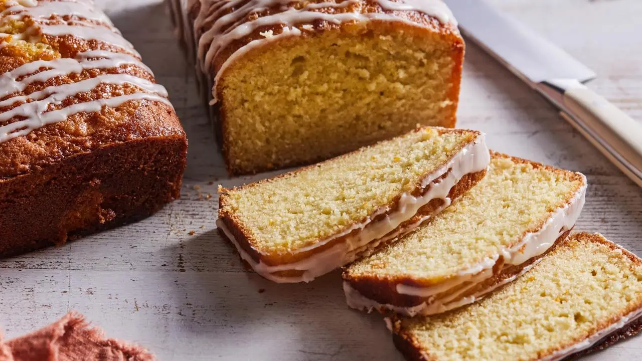 Orange-Glazed Pound Cake